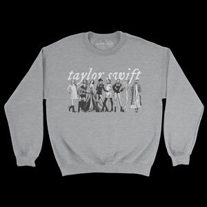 Unopened Taylor Swift Era Pullover Grey/B&W